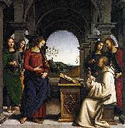 Pietro Perugino The Vision of St Bernard oil